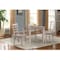 International Concepts Square 30X30 Dining Table with 2 Emily Chairs, Washed Gray Taupe, 30 in W, 30 in L, 30 in H, Wood K09-3030-C617-2 - alternate 2
